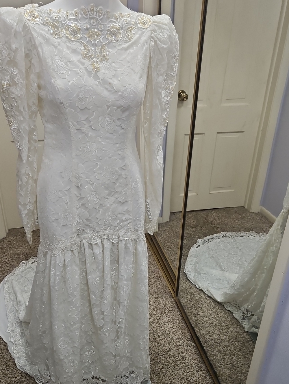 80s RARE Wedding Dress